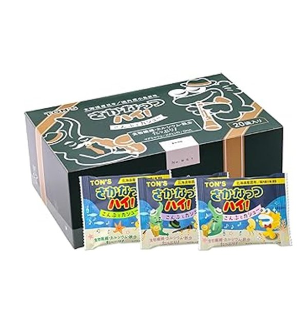 Rakuten - さかなっつハイ! こんぶとカシュー お菓子 お子様 カルシウム ナッツ 小魚 小分け 個包装商標登録番号 第6585805 (12個, こんぶとカシュー)
