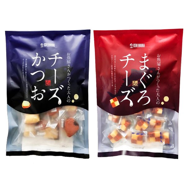 石原水産 まぐろチーズ 190g チーズかつお 220g 大 各1袋セット おつまみ お試し おやつ リニューアル