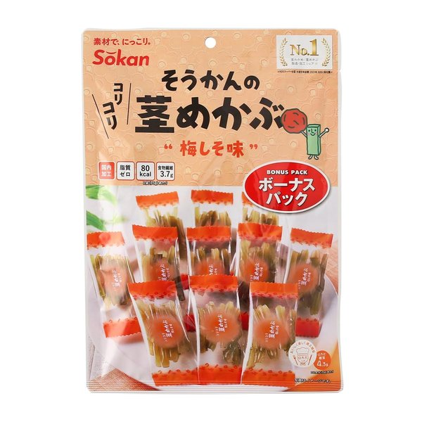 そうかんの茎めかぶ梅しそ味ボーナスパック 95g