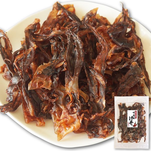 スルメ ガツンと辛い いかげそ 103g おつまみ ゲソ 旨辛 いか 駄菓子 イカゲソ するめ足 ピリ辛 いかあし