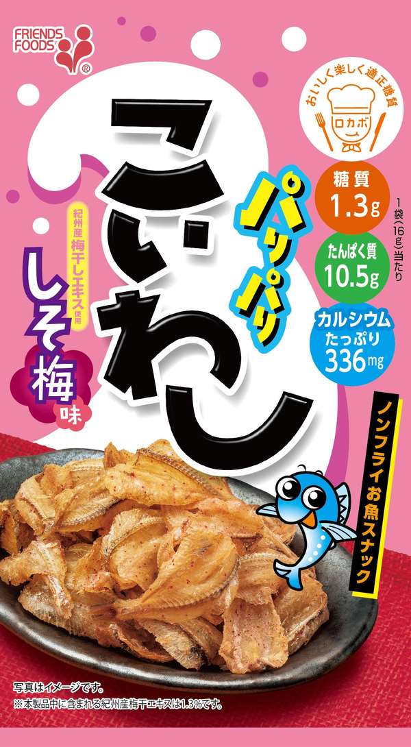 井上食品 パリパリこいわししそ梅味 16g