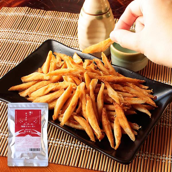 Rakuten - 風味絶佳.山陰 海鮮ジャーキー 炙りガニ 80g 国産 おつまみ つまみ 魚介 珍味 酒の肴 常温保存