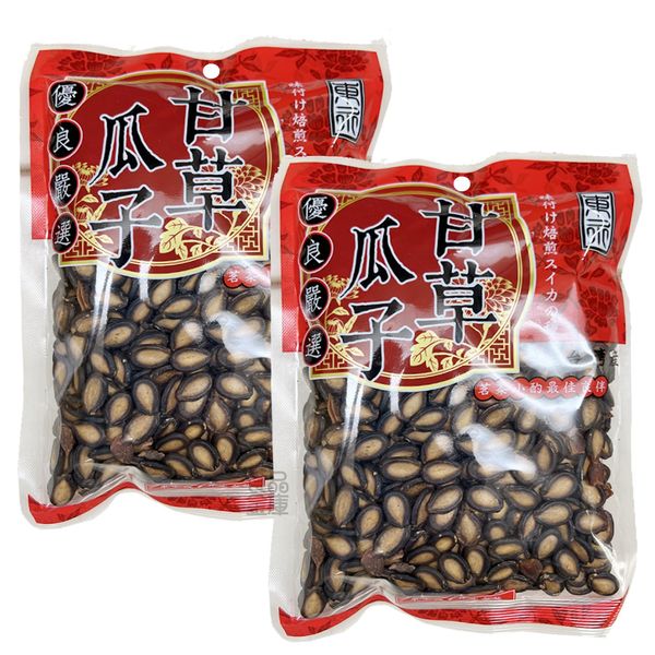 食品金庫 2袋セット 甘草瓜子 厳選スイカの種 西瓜子 食用 台湾産 300g x 2袋