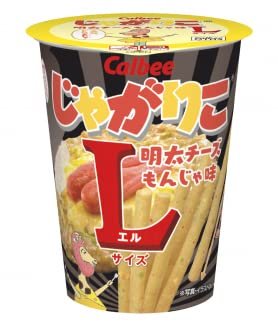 カルビー じゃがりこ 明太チーズもんじゃ味 Lサイズ x1箱(12入)