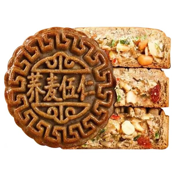 月餅 中秋節 そば木糖醇五仁月餅 高いっぱい感 無添加 選別食材 広東の月餅 即席美味しい菓子 スイーツ..