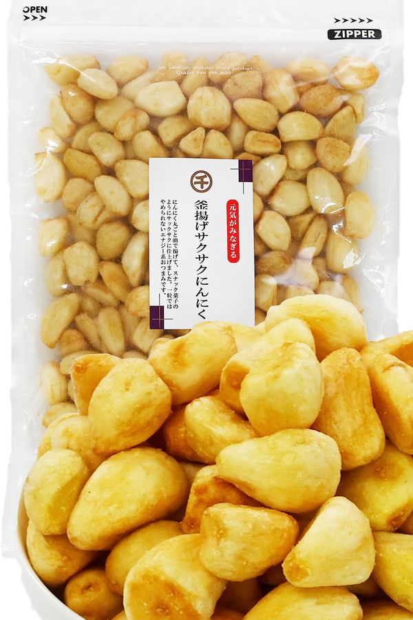 Rakuten - 釜揚げサクサクにんにく 300g チャック付き袋 お徳用