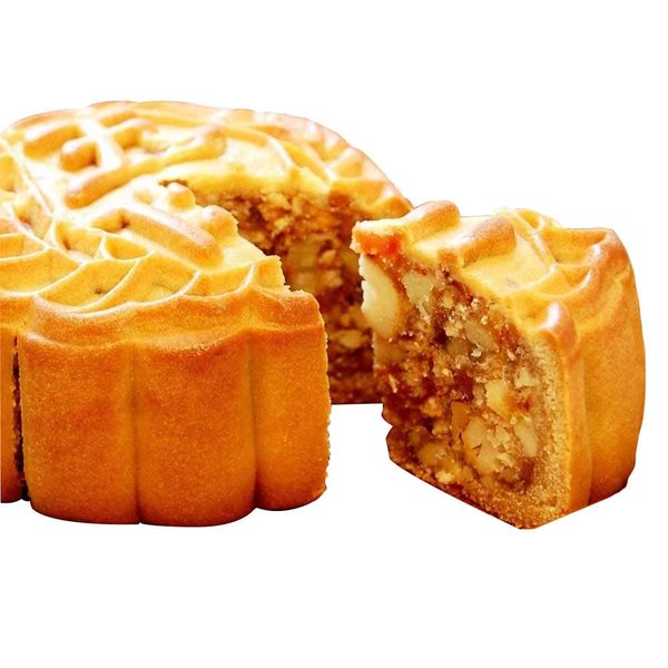 RIMTAE 月餅 横浜中華街 老舗 手焼き大月餅 選べる6種類 1個 お菓子 中華菓子 スイーツ (五仁(五目ナッ..