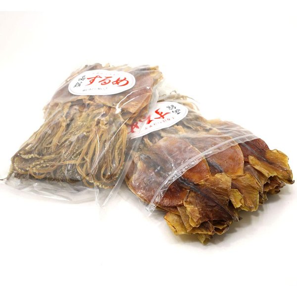 樂天商城 - するめ 函館 スルメ 業務用 (C) 小ぶり 1kg キロ (500gx2) 40枚前後 スルメイカ DEL