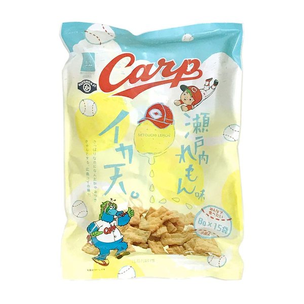 まるか食品 カープイカ天 瀬戸内れもん味 8g入小袋x15袋