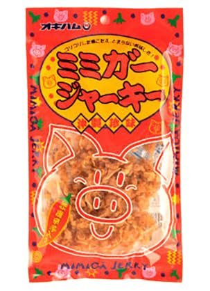 オキハム ミミガージャーキー 23g 1P うちなーむんシール付き
