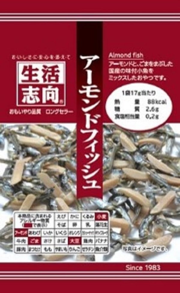 三菱食品 生活志向 アーモンドフィッシュ 17g
