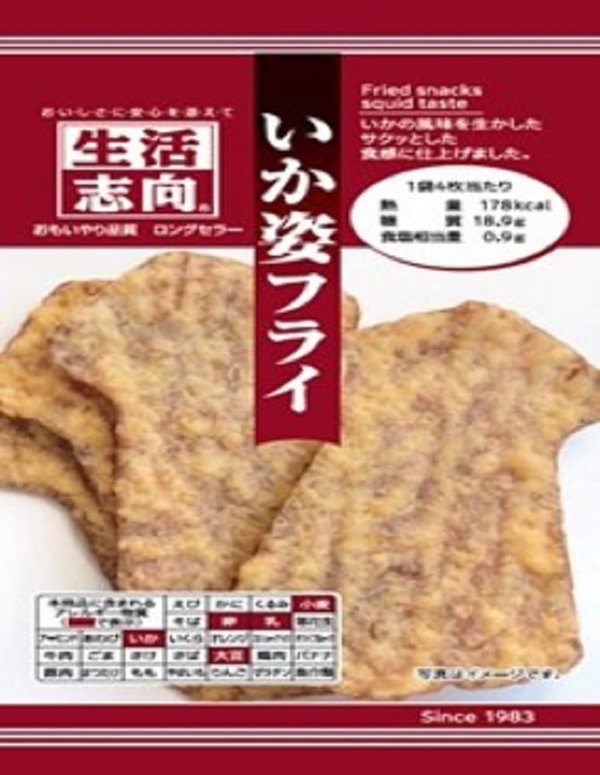 生活志向 いか姿フライ 4枚 x10袋