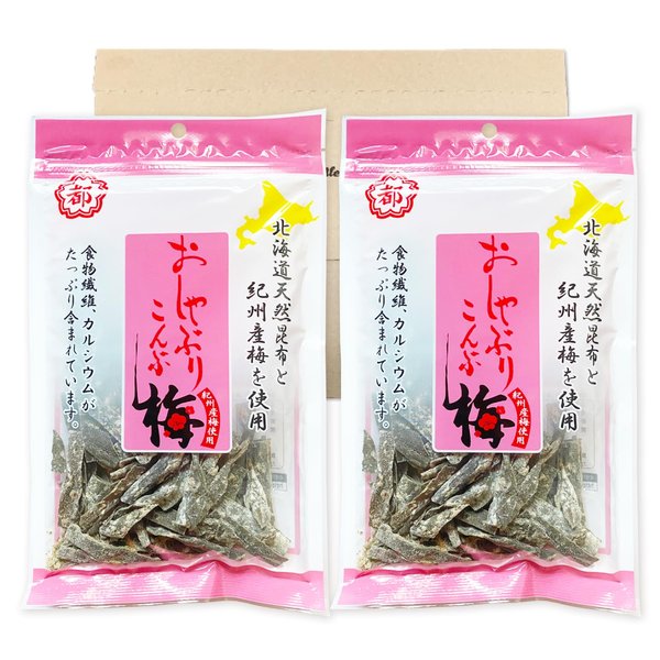 乐天商城 - 中野物産 おしゃぶり昆布 梅 40g x2袋セット PSJBOX 昆布だし 梅昆布 おつまみ おやつ