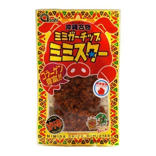 あさひ ミミガーチップミミスター(ピリ辛)40g