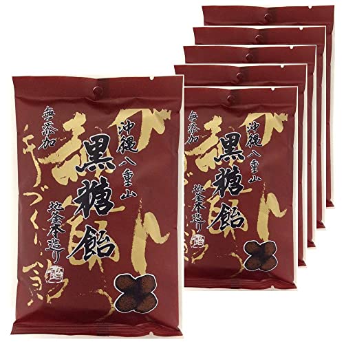 井関食品 八重山黒糖飴 80g×6袋セット ＋おまけ付き 地釜本造り 沖縄 八重山【在庫あり】