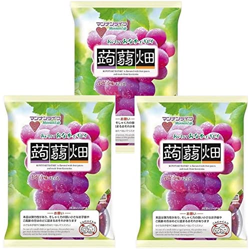 蒟蒻畑 ぶどう味(3袋)おまけ付【在庫あり】 蒟蒻畑 ぶどう味(3袋)おまけ付【在庫あり】