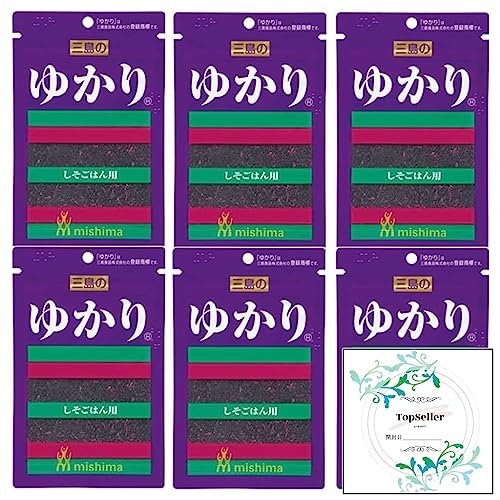 ゆかり26g(6袋)+ Topsellerオリジナル開封日シールセット おまけ付き【在庫あり】