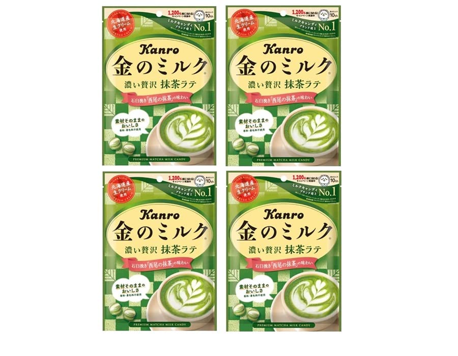 金のミルクキャンディ 抹茶ラテ(4袋)おまけ付【在庫あり】