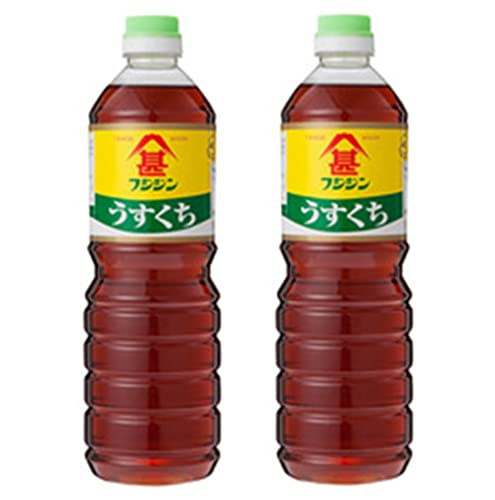 フジシン うすくちしょうゆ 1L(2本セット)おまけ付【在庫あり】