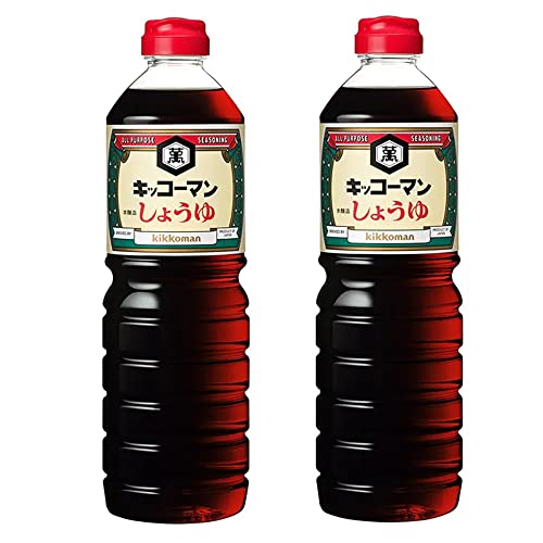キッコーマン こいくちしょうゆ 1L(2本セット)おまけ付【在庫あり】