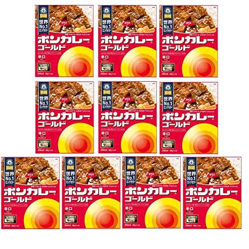 ボンカレーゴールド<辛口>10個セット おまけ付 レトルト 箱ごとレンジ【在庫あり】 ボンカレーゴールド<辛口>10個セット おまけ付 レトルト 箱ごとレンジ【在庫あり】