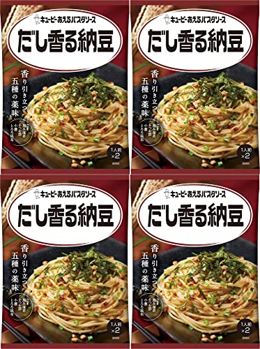 あえるパスタソース(だし香る納豆×4)おまけ付き キューピー おかず 夜食【在庫あり】