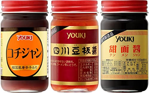 四川豆板醤 130g/甜面醤 130g/コチジャン 130g(3種類)おまけ付き 調味料 中華 ペースト【在庫あり】