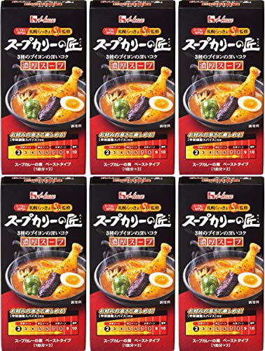 スープカリーの匠 ペーストタイプ 濃厚スープ(6個セット）おまけ付き おかず【在庫あり】のサムネイル