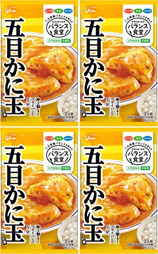 バランス食堂 五目かに玉（4袋セット）おまけ付き 簡単 おかず【在庫あり】