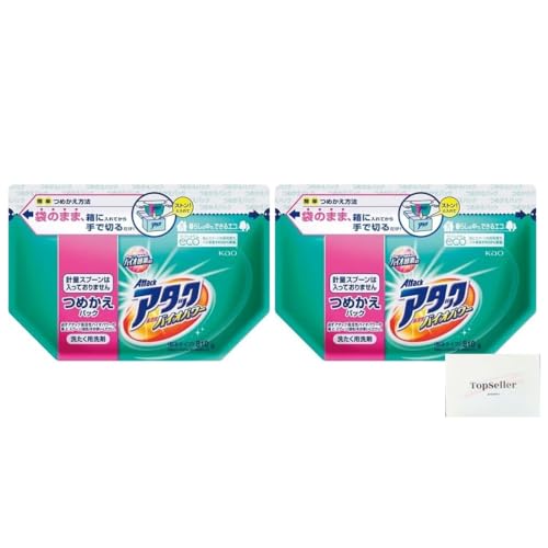洗たく用洗剤 アタック 高活性バイオパワー 詰替え810g×2袋 Topsellerオリジナルポケットティッシュ付き【在庫あり】 洗たく用洗剤 アタック 高活性バイオパワー 詰替え810g×2袋 Topsellerオリジナルポケットティッシュ付き【在庫あり】