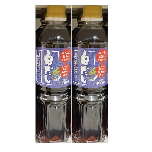 白だし かつおと昆布の万能旨だし 芳醇な香り 1000ml2本 魚介の風味 和風スープ 味の決め手 香り高いだし まとめ買い うすくちしょうゆ 濃口しょうゆ 調味料 日本料理 鰹 昆布 芳醇な香り 吸い物 雑煮 うどん そば 煮物 鍋 ア