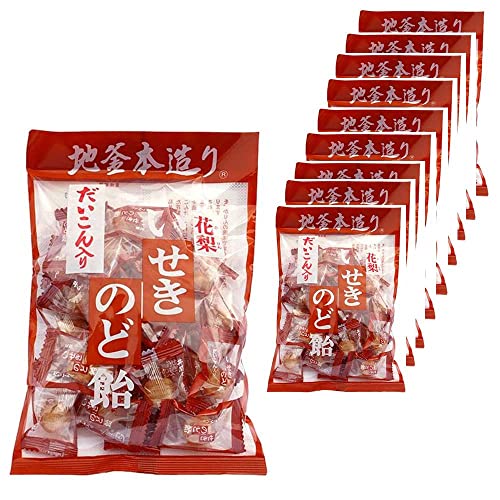 井関食品花梨 関のど飴×10袋 食品用クリップおまけ付き かりんのど飴 だいこん入 井関食品花梨 関のど飴×10袋 食品用クリップおまけ付き かりんのど飴 だいこん入