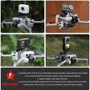スポーツカメラホルダードローンライトブラケットランプfor Mini 4 Pro用 ACTION 4/ GoPro 12/ Insta360 GO 3用