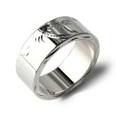 BFF ブランド パームツリー 幅8mm 平打リング シルバー 銀色 silver ヤシの木 フラットバンド ペア ハワイ ハワイアンジュエリー 手彫り 彫金 ...