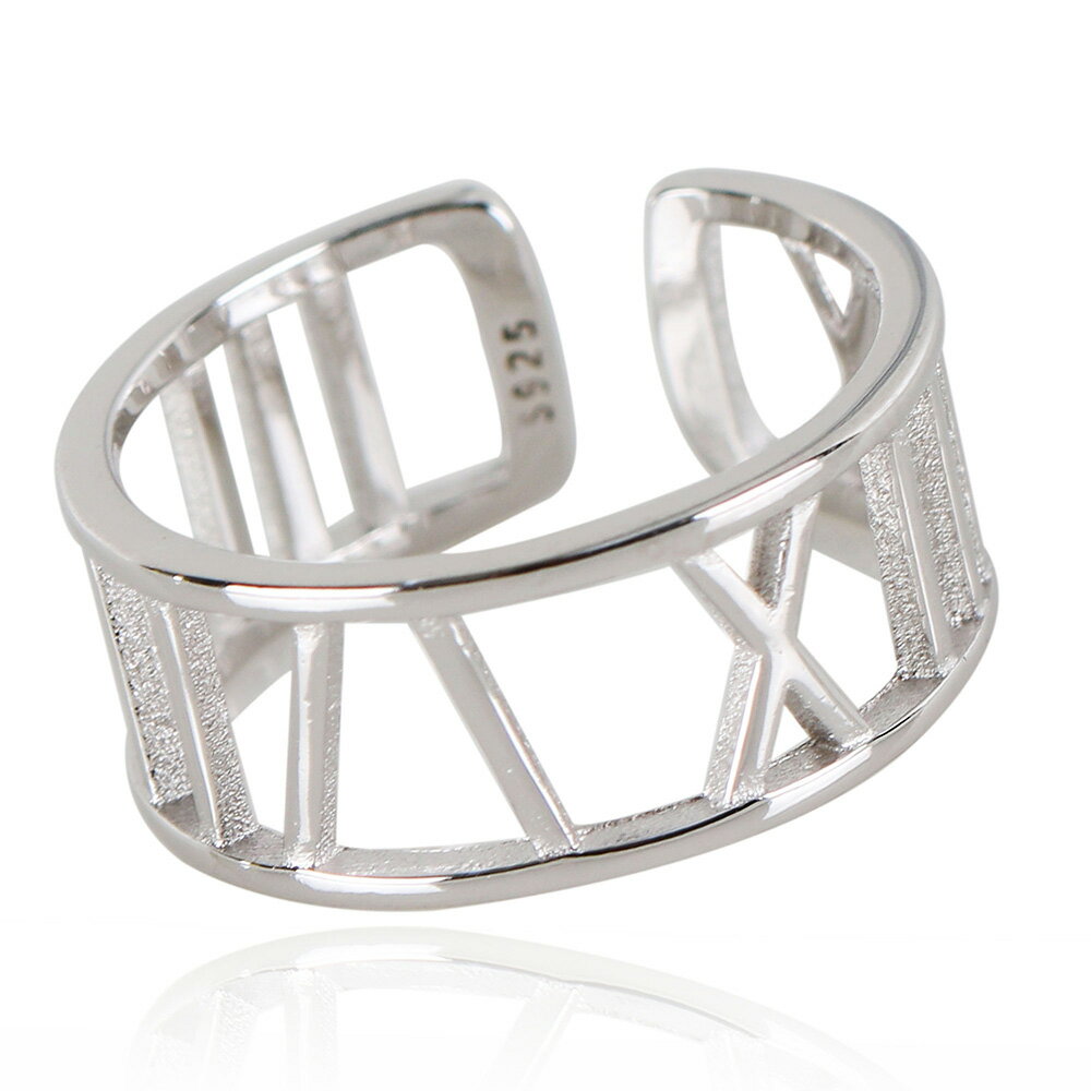 Rakuten - シルバー925 シンプル リング シルバー 指輪 925ローマ字 リング フリーサイズ オシャレ 人気 silver925ring