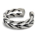 【スーパーSALE 10%OFF 3,300円→2,970円 】リング レディース シルバー925 S925 編み込み メッシュ 二連 シルバー silver ...