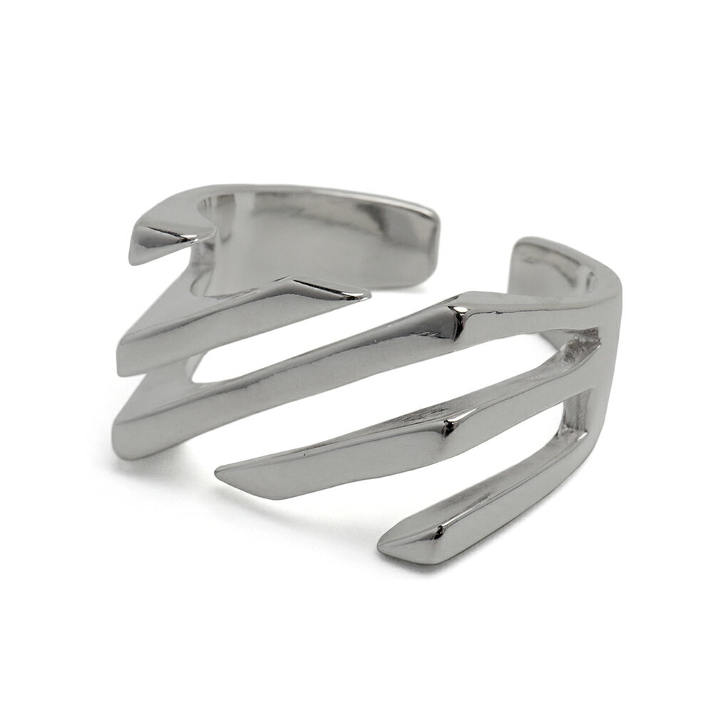 存在感 造形美 幾何学リング 印台リング 多層ライン シルバー925リング シンプル指輪 オシャレ 大人女子 リング お洒落 シルバーリング s925 金属アレルギーフリー