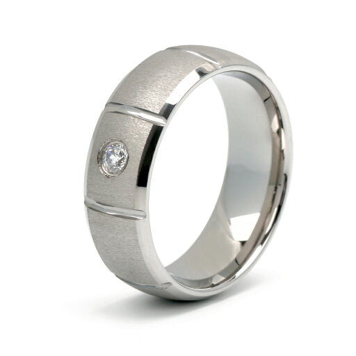【スーパーSALE 10%OFF 4,950円→4,455円 】タングステン マット CZ 一粒リング 幅8mm つや消し シルバー エッジカットリング キュービックジルコニア 甲丸リング 金属アレルギー対応 ごつめ 専用BOX付属 父の日 【スーパーSALE 10%OFF 4,950円→4,455円 】タングステン マット CZ 一粒リング 幅8mm つや消し シルバー エッジカットリング キュービックジルコニア 甲丸リング 金属アレルギー対応 ごつめ 専用BOX付属 父の日