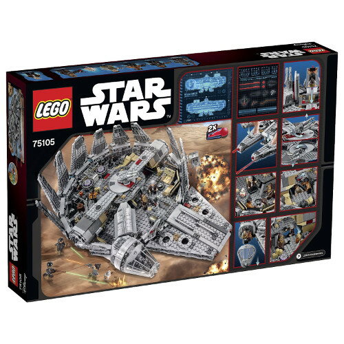 LEGO レゴ スターウォーズ ミレニアム・ファルコン 75105