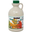 カークランド オーガニック メープルシロップ Aグレード アンバー 1329g カナダ産 kirkland Organic Maple Syrup GradeA