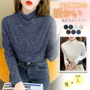 トップス Tシャツ カットソー インナー 秋新作 レディース 女性 モックネック プレゼント 微起毛 秋冬 防寒