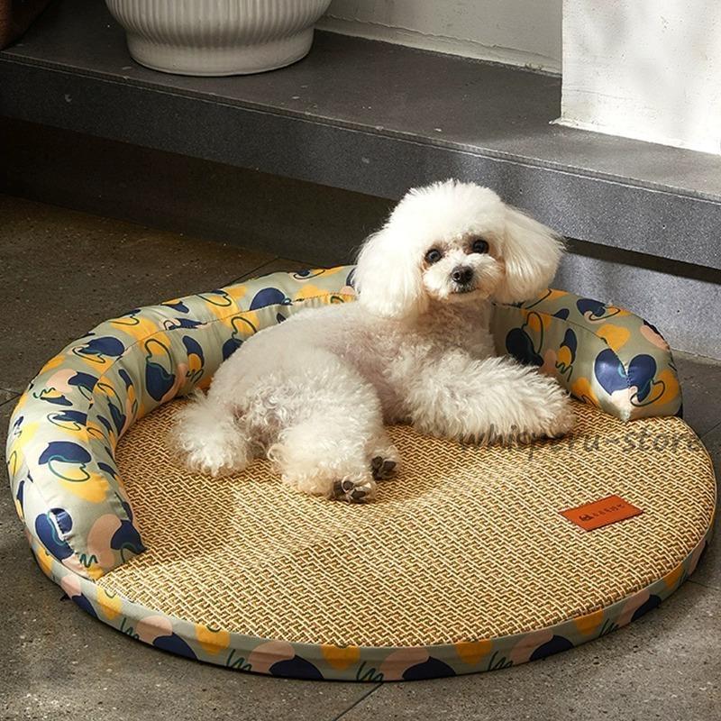 ペット ベッド マット ハウス ソファー メッシュ 接触冷感 冷感 冷たい 犬用 猫用 ...