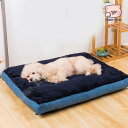 大型犬用クッションベッド 洗えるカバー 犬マットレス スクエア型 防水 春夏用 大きいサイズ 中型犬 大型犬 多頭用 丈夫 可愛い 老犬介護 小型犬 猫に適用