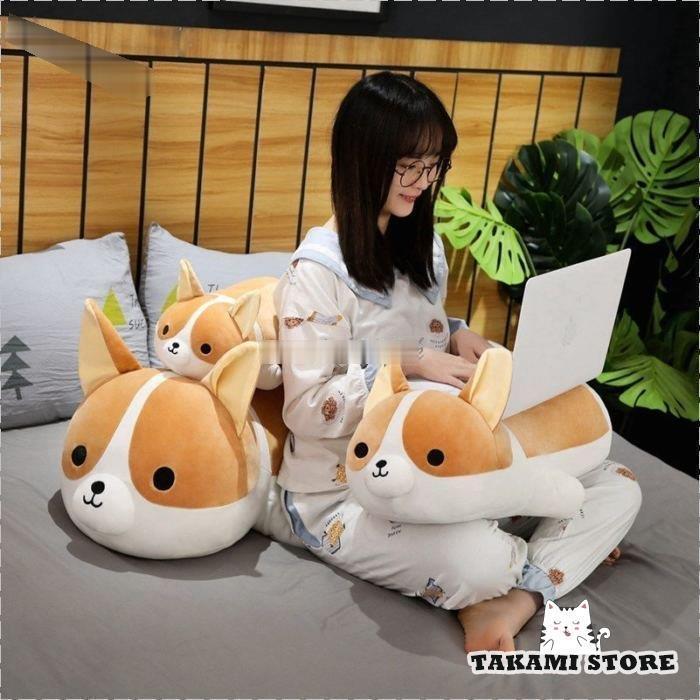 Dog - いぬ抱き枕 可愛い ぬいぐるみコーギー犬 癒しグッズ かわいい 犬 動物クッション スーパーもちもち 誕生日 プレゼント ギフト
