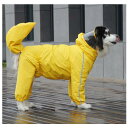 犬 レインコート フード付 犬用 犬服 犬 レインコート ペット用 カッパ 防水 小型犬 中型犬 雨具 犬のカッパ 大きいサイズ 雨の日 梅雨 お散歩 着せやす...