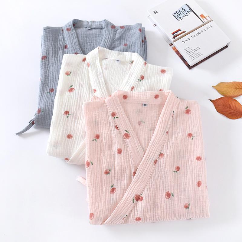 寝巻き ガウン バスローブ 可愛い 花柄 レディース ニットキルト 浴衣 ゆかた パジャマ 介護 入院準備 婦人用 お風呂上がり 部屋着 病院 検査