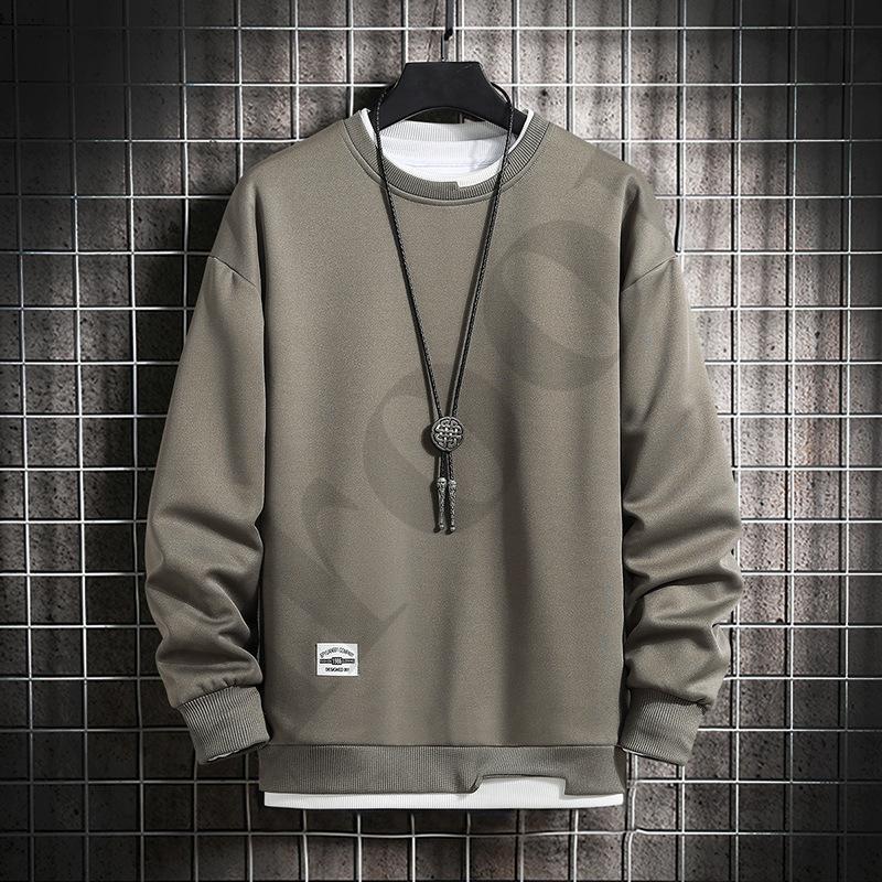 トレーナー メンズ 切り替え プルオーバー 長袖 クルーネック ルームウェア パーカー 防寒 トップス 春秋服 春物