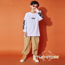 キッズダンス衣装ヒップホップ ダンス服装 男の子 女の子 韓国 長袖トップス Tシャツ サルエルパンツ パーカー ダンスシャツ 原宿系 ステージ衣装 練習着