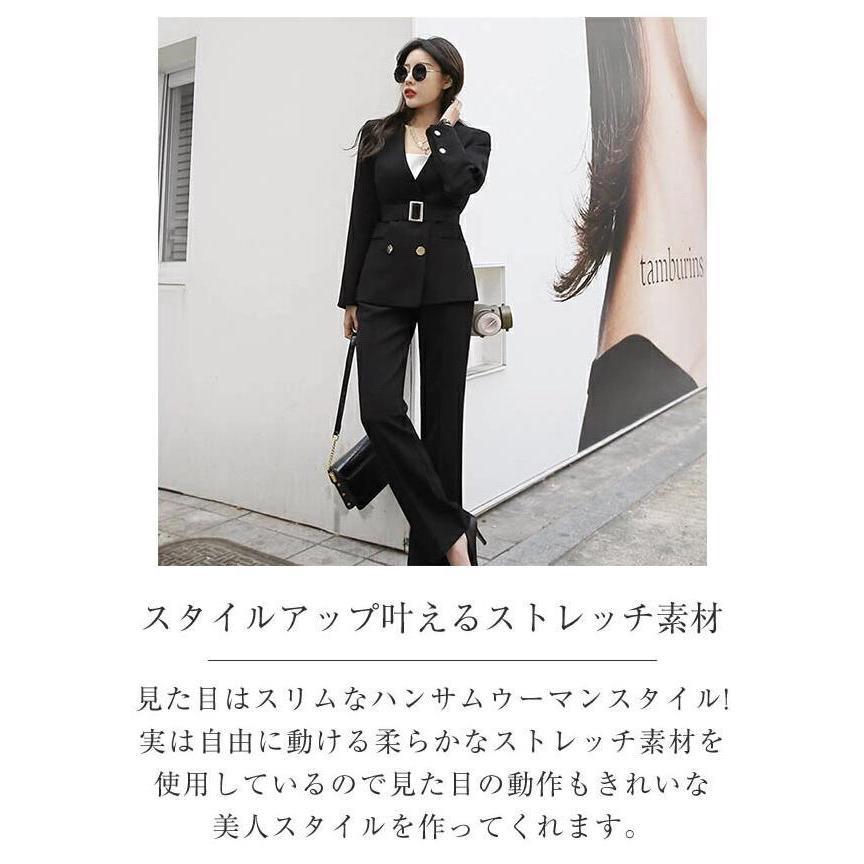 セットアップ レディース パンツスーツ スーツジャケット 春 秋 洗える パンツ タイトパンツ ジャケット きれいめ 美シルエット 卒業式 入園式 入学式 ztwo-store-10004895 Ztwo楽天市場店 サンプル画像3