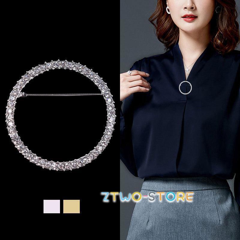 サークルブローチ レディース リング ブローチピン スカーフ留め カジュアル フォーマル 女性 誕生日プレゼント 母の日ギフト